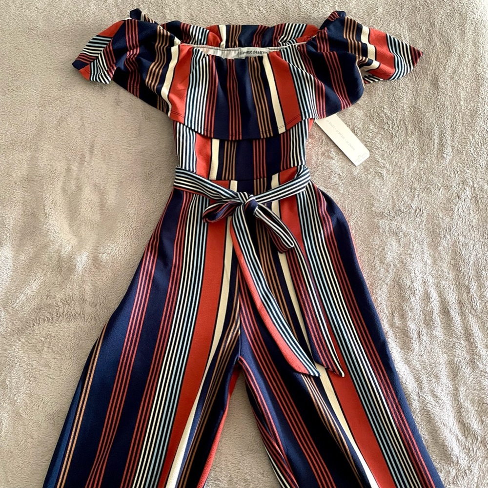 Multicolor Flare Jumpsuit